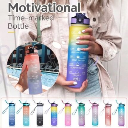 Motivational Rainbow Sipper
